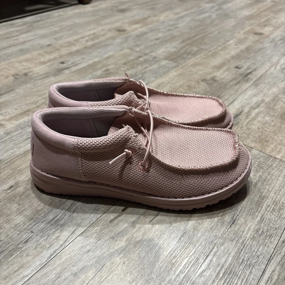Hey‎ Dude Wally Youth Funk Mono Pink Size Youth 4 Walking Shoes